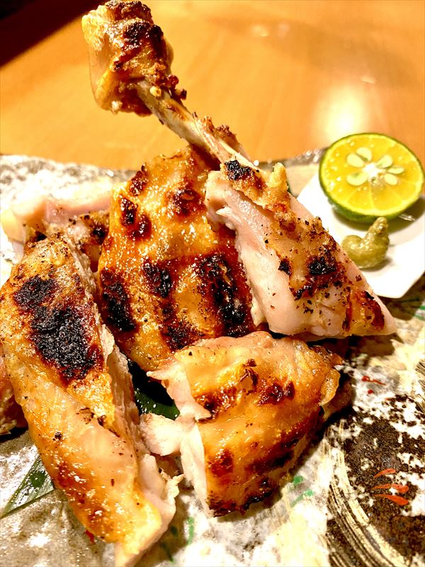 やんばる鶏　骨付きもも炭火焼